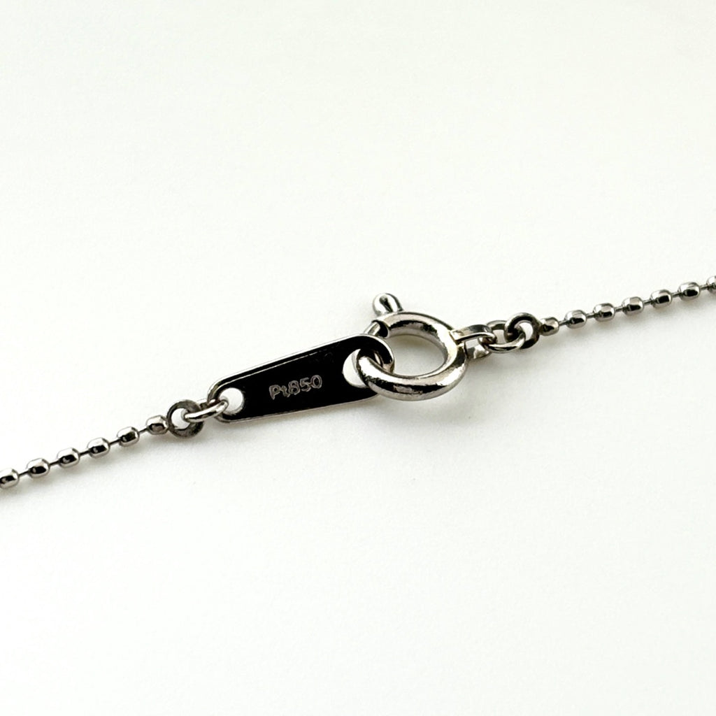 メレダイヤ デザインネックレス プラチナ ペンダント ネックレス Pt900 Pt850 ダイヤモンド レディース ノンブランドジュエリー 【中古】nbjwl