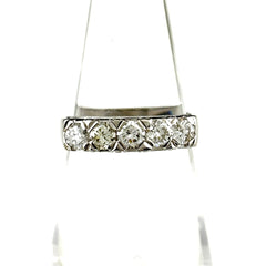 メレダイヤ デザインリング プラチナ 指輪 リング 10号 Pt850 ダイヤモンド レディース ノンブランドジュエリー 【中古】nbjwl