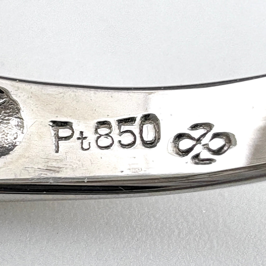 メレダイヤ デザインリング プラチナ 指輪 リング 10号 Pt850 ダイヤモンド レディース ノンブランドジュエリー 【中古】nbjwl