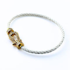 フレッド ミニフォース10 ブレスレット ブレスレット 750 ダイヤモンド レディース ブランドジュエリー 【中古】brjwl