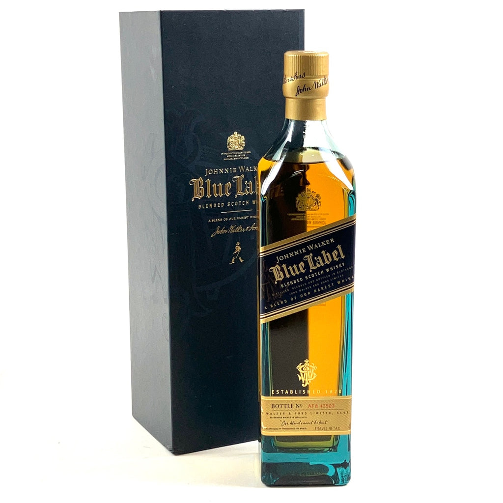 ジョニーウォーカー JOHNNIE WALKER ブルーラベル 750ml スコッチウイスキー ブレンデッド 【古酒】liqbb