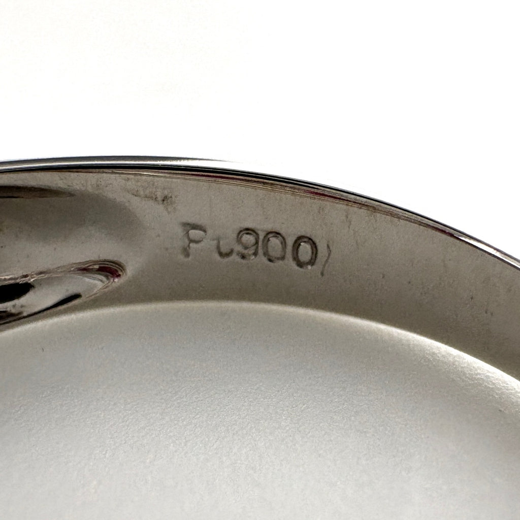 ルビー デザインリング プラチナ 指輪 メレダイヤ リング 13号 Pt900 ルビー ダイヤモンド レディース ノンブランドジュエリー 【中古】nbjwl