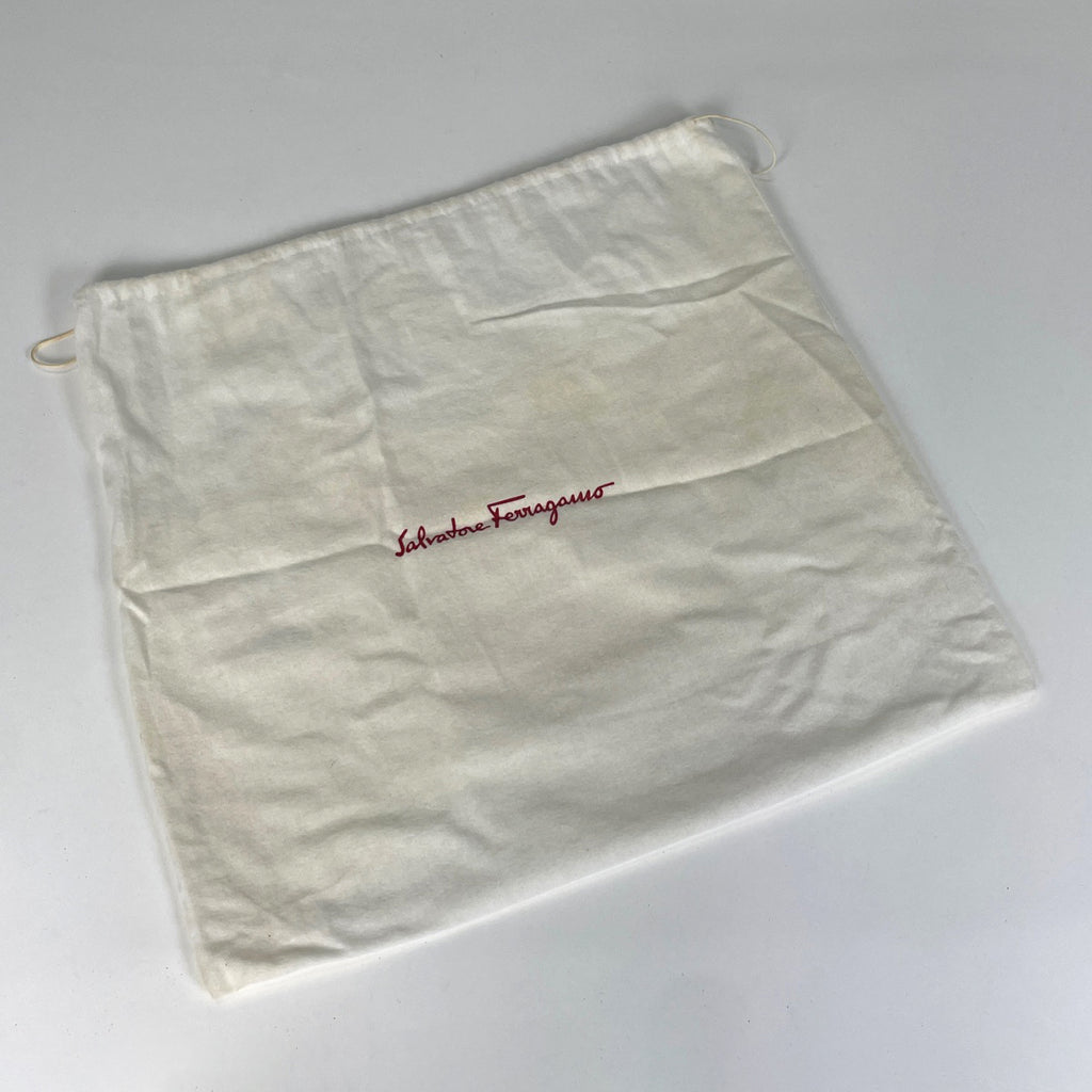 サルヴァトーレフェラガモ ガンチーニ ショルダーバッグ 総柄 ワンショルダー ショルダーバッグ コーティングキャンバス ブラック レディース 【中古】brbag