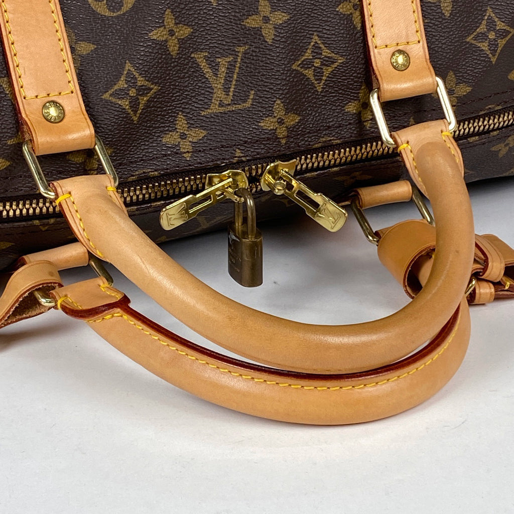 ルイ・ヴィトン キーポル バンドリエール 60 2WAY ショルダーバッグ ボストンバッグ モノグラム ブラウン M41412 レディース 【中古】brbag