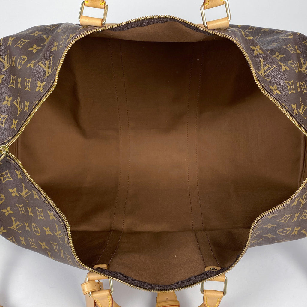 ルイ・ヴィトン キーポル バンドリエール 60 2WAY ショルダーバッグ ボストンバッグ モノグラム ブラウン M41412 レディース 【中古】brbag