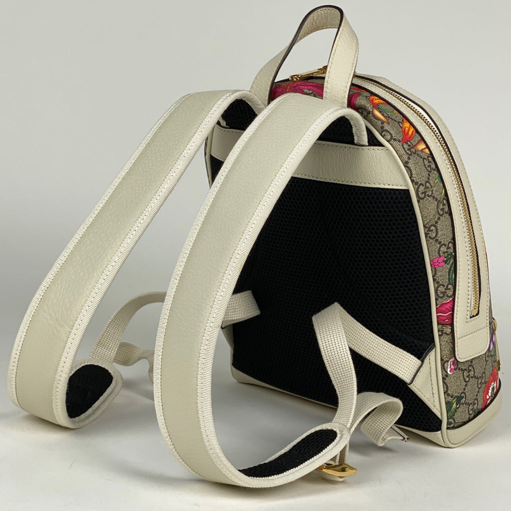 グッチ オフィディア GGフローラ リュックサック デイパック バックパック シェリーライン ウェブ リュック GGスプリーム ベージュ マルチカラー 547965 レディース 【中古】brbag