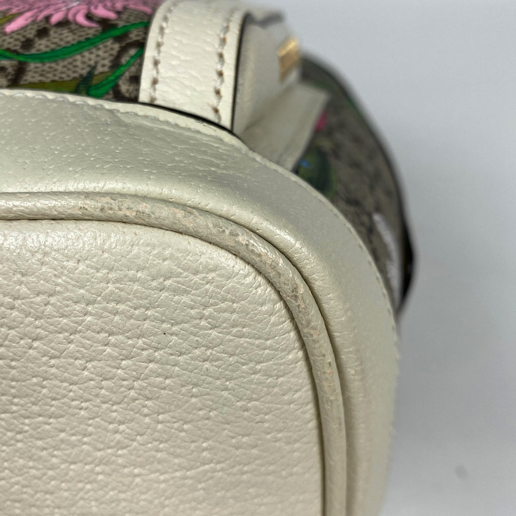 グッチ オフィディア GGフローラ リュックサック デイパック バックパック シェリーライン ウェブ リュック GGスプリーム ベージュ マルチカラー 547965 レディース 【中古】brbag