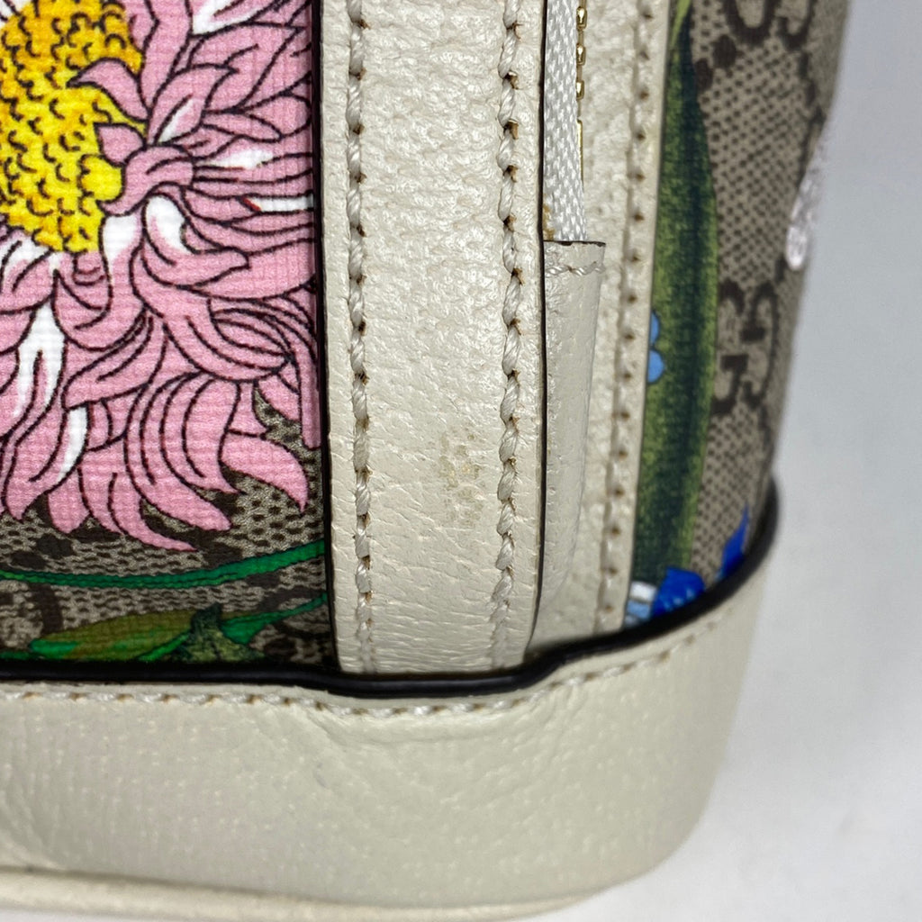 グッチ オフィディア GGフローラ リュックサック デイパック バックパック シェリーライン ウェブ リュック GGスプリーム ベージュ マルチカラー 547965 レディース 【中古】brbag