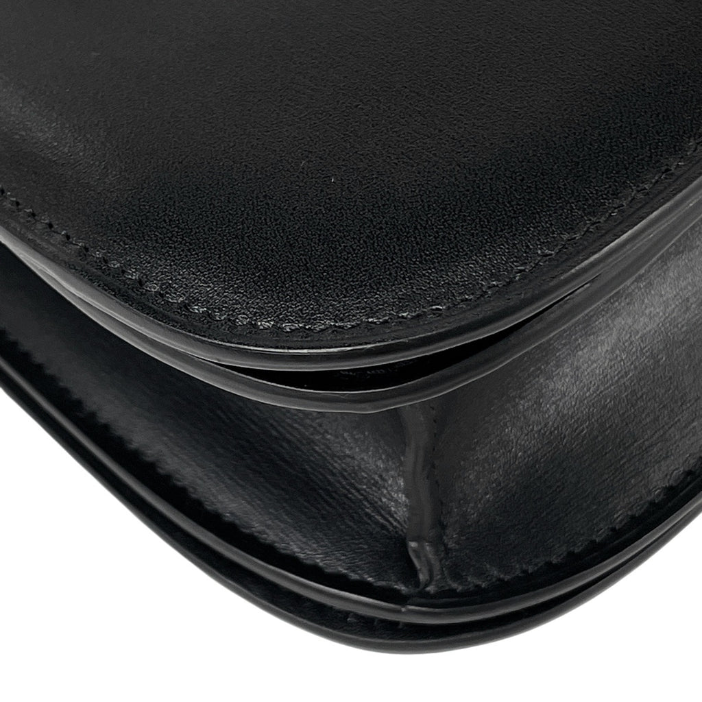 セリーヌ ロゴ ショルダーバッグ クラシックボックス ショルダーバッグ レザー ブラック レディース 【中古】brbag