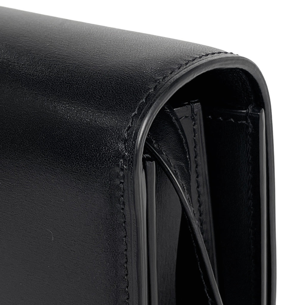 セリーヌ ロゴ ショルダーバッグ クラシックボックス ショルダーバッグ レザー ブラック レディース 【中古】brbag