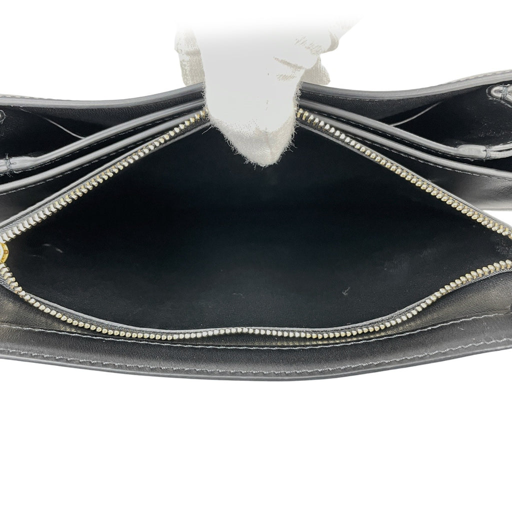 セリーヌ ロゴ ショルダーバッグ クラシックボックス ショルダーバッグ レザー ブラック レディース 【中古】brbag