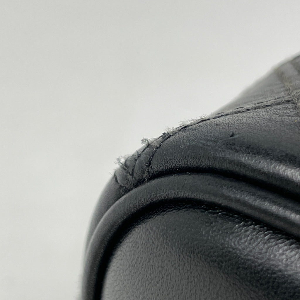 シャネル ココマーク バニティバッグ メイク 小物入れ CC ビコローレ 化粧ポーチ レザー ブラック A01618 レディース 【中古】brbag