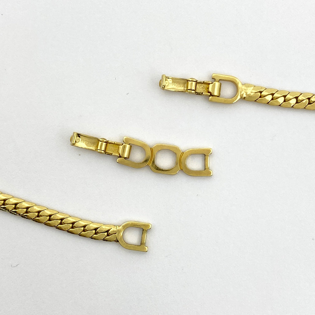 クリスチャンディオール ラインストーン ネックレス GP レディース 【中古】bracc