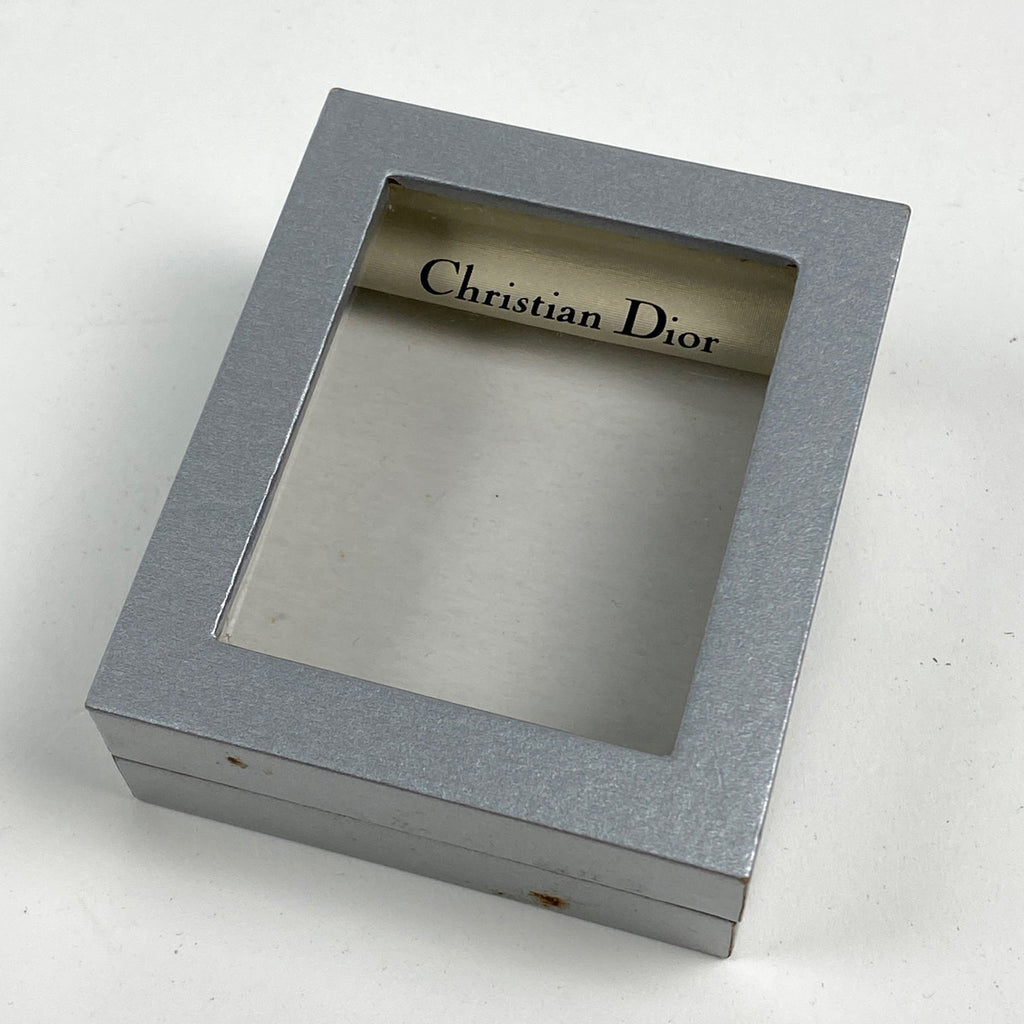 クリスチャンディオール ロゴ ラインストーン ネックレス CD ネックレス GP ゴールド レディース 【中古】bracc