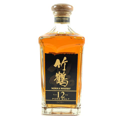 ニッカ 竹鶴 12年 ピュアモルト 角瓶 660ml 国産ウイスキー 酒 【古酒】liqbb【東京都内限定お届け】