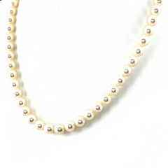 タサキ パール デザインネックレス シルバー 真珠 ネックレス SV パール レディース ブランドジュエリー 【中古】brjwl