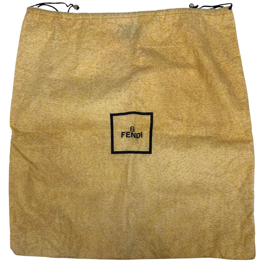 フェンディ ズッキーノ柄 ショルダーバッグ ハンドバッグ ワンショルダー マンマバゲット ショルダーバッグ キャンバス ブラウン 8BR001 レディース 【中古】brbag