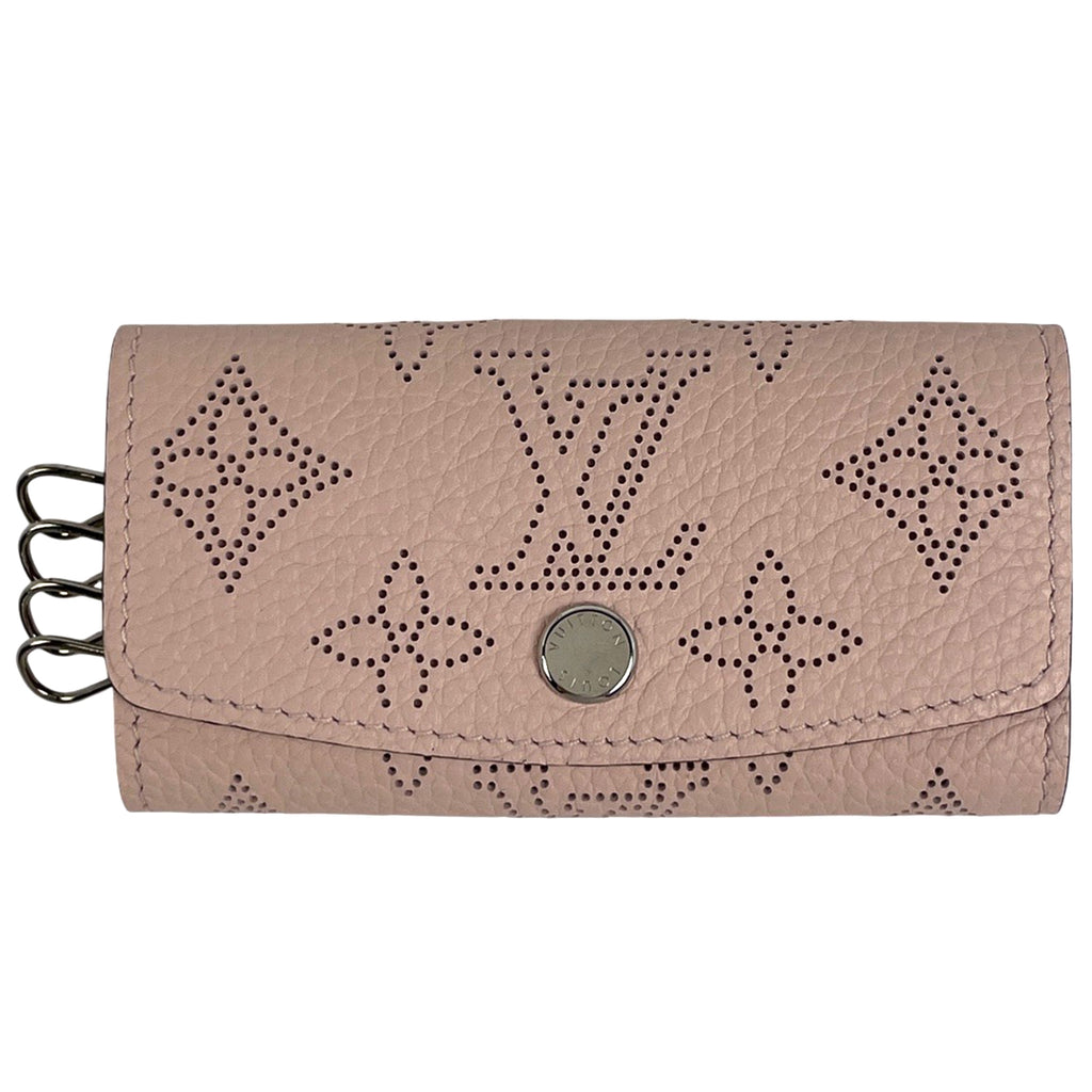 ルイ・ヴィトン ミュルティクレ 4 鍵入れ キーフック キーホルダー キーケース モノグラムマヒナ ローズジャスミン M82760 レディース 【中古】brbag