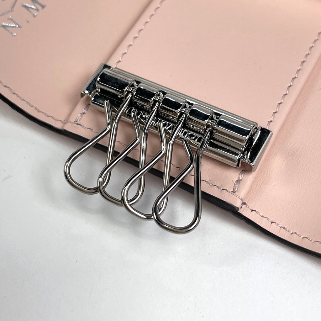 ルイ・ヴィトン ミュルティクレ 4 鍵入れ キーフック キーホルダー キーケース モノグラムマヒナ ローズジャスミン M82760 レディース 【中古】brbag