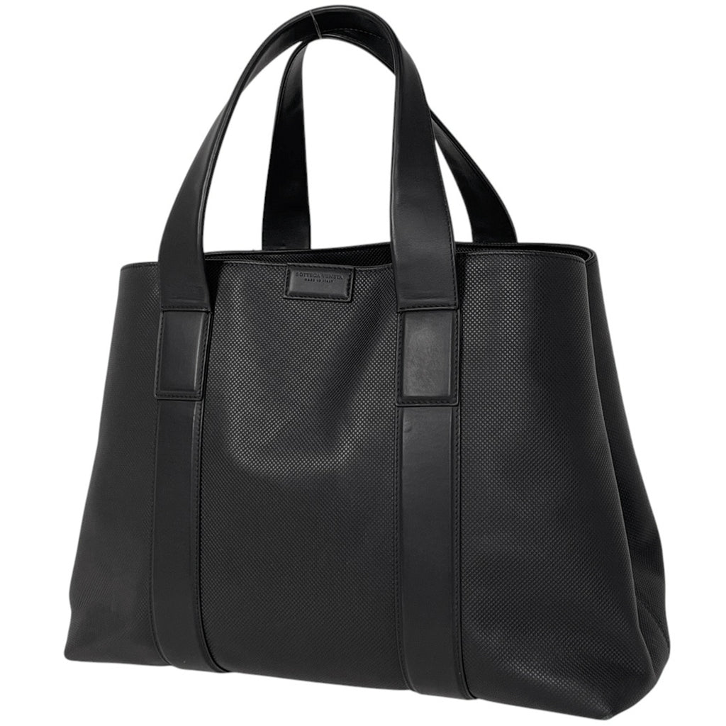 ボッテガヴェネタ ロゴ トートバッグ ハンドバッグ トートバッグ レザー ブラック レディース 【中古】brbag