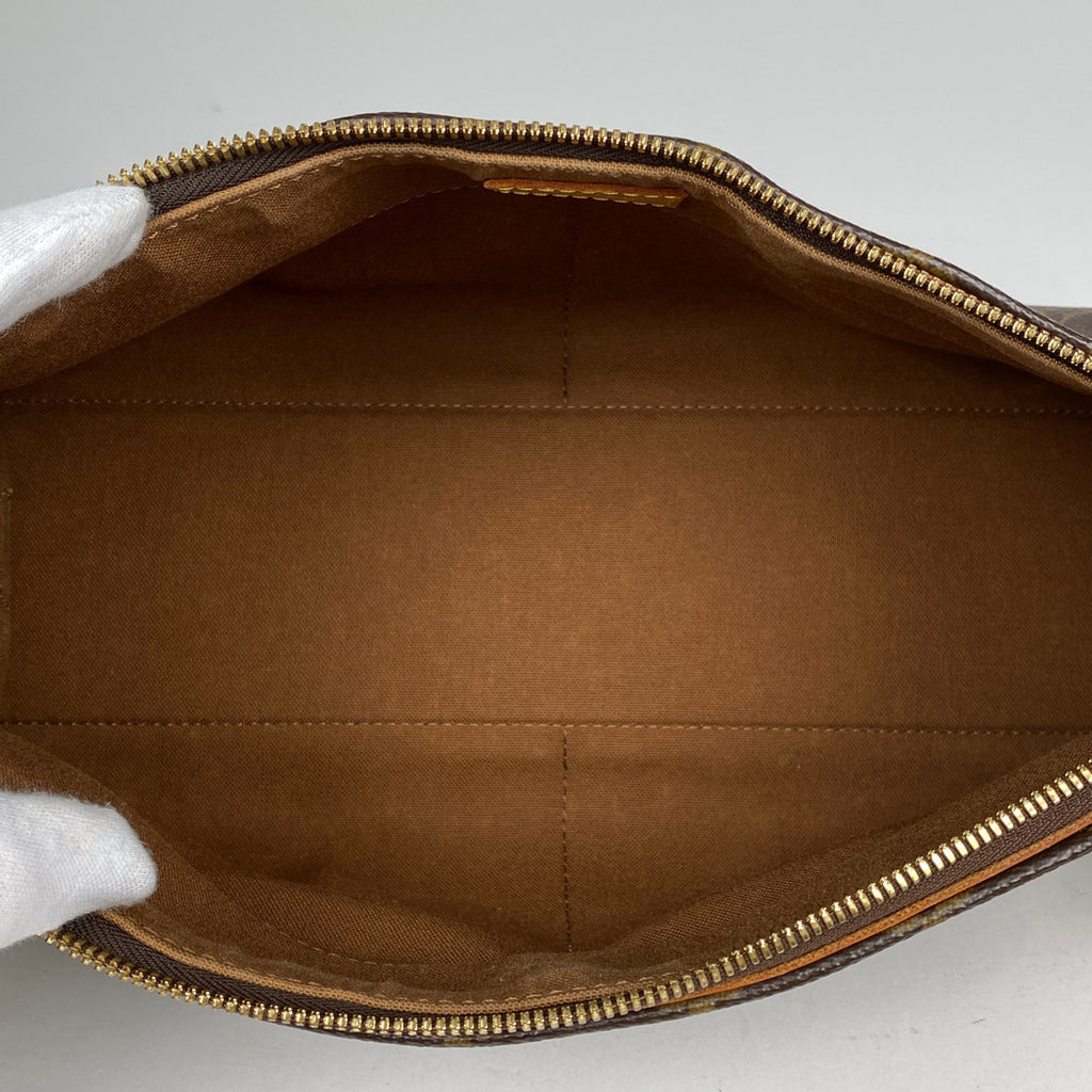 ルイ・ヴィトン ポパンクール・ロン 肩掛け 斜め掛け ショルダーバッグ モノグラム ブラウン M40008 レディース 【中古】brbag