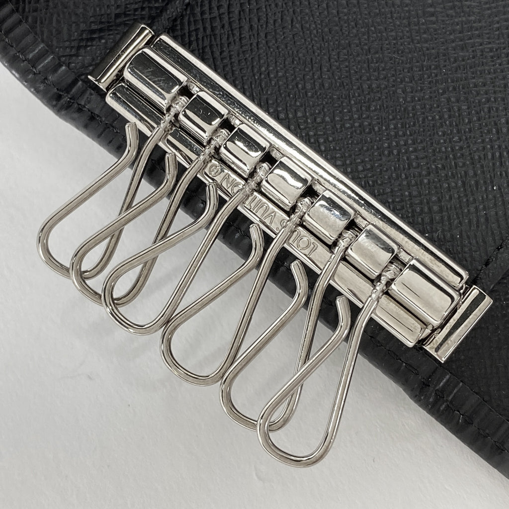 ルイ・ヴィトン ミュルティクレ 6 鍵入れ キーホルダー キーフック キーケース エピ ノワール(ブラック) M63812 レディース 【中古】brbag