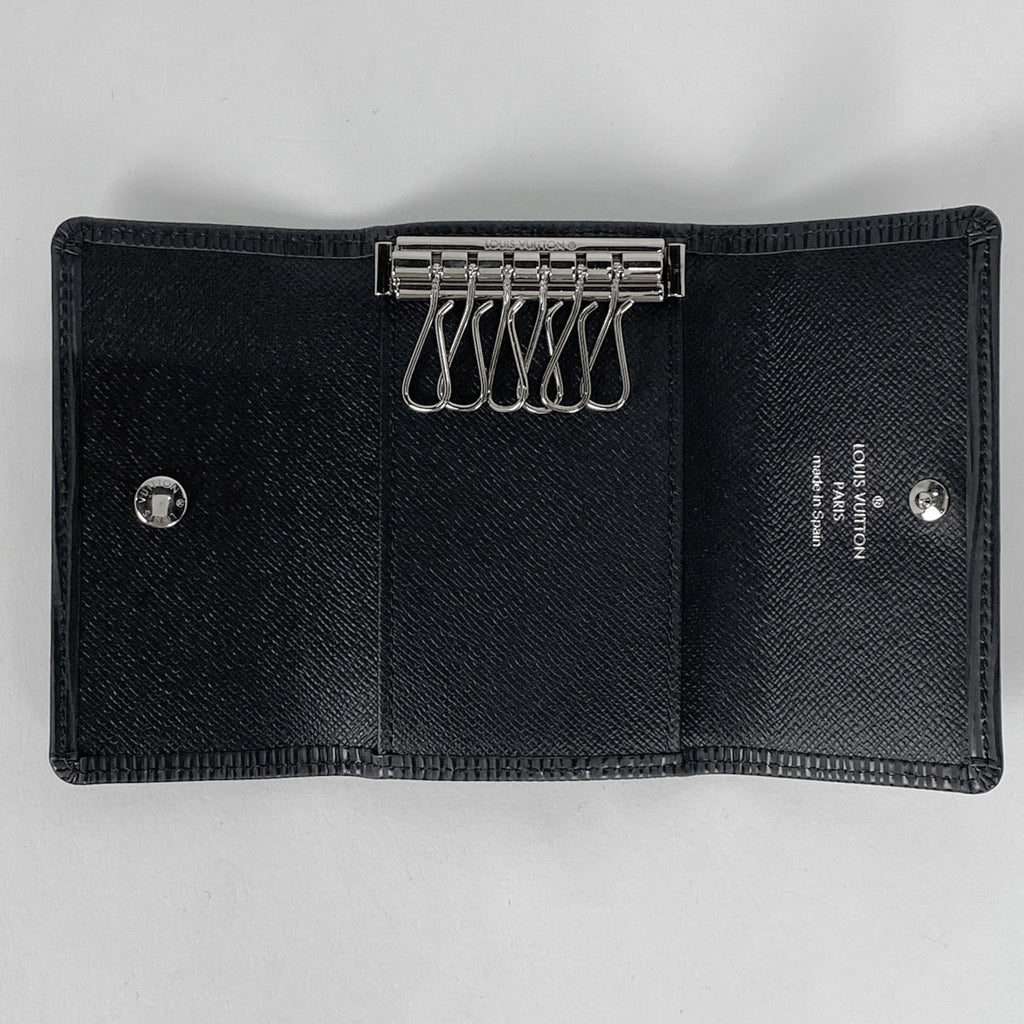 ルイ・ヴィトン ミュルティクレ 6 鍵入れ キーホルダー キーフック キーケース エピ ノワール(ブラック) M63812 レディース 【中古】brbag