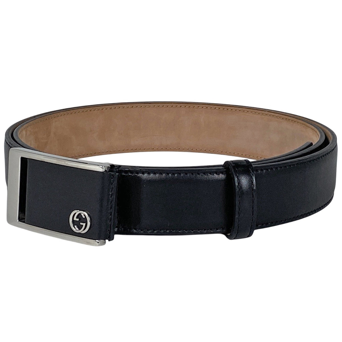 グッチ インターロッキングG ベルト サイズ：105/42 449715 レザー