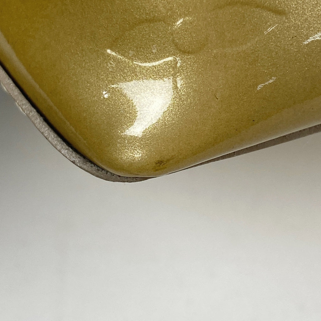 ルイ・ヴィトン リード PM トートバッグ エナメル パテント ハンドバッグ モノグラムヴェルニ ベージュ M91144 レディース 【中古】brbag