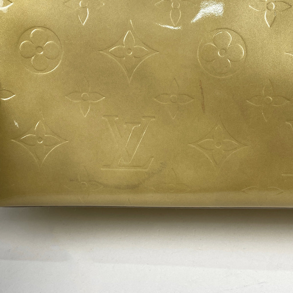 ルイ・ヴィトン リード PM トートバッグ エナメル パテント ハンドバッグ モノグラムヴェルニ ベージュ M91144 レディース 【中古】brbag