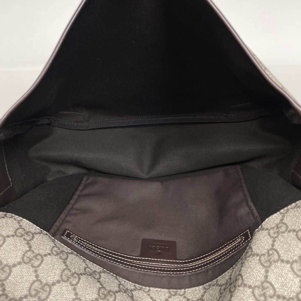 グッチ GG柄 ショルダーバッグ メッセンジャーバッグ 斜め掛け ショルダーバッグ コーティングキャンバス ベージュ ブラウン 201732 レディース 【中古】brbag