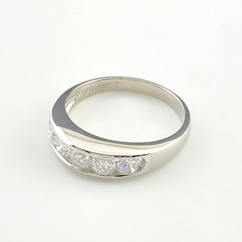 メレダイヤ デザインリング プラチナ 指輪 リング 11.5号 Pt900 ダイヤモンド レディース 【中古】nbjwl