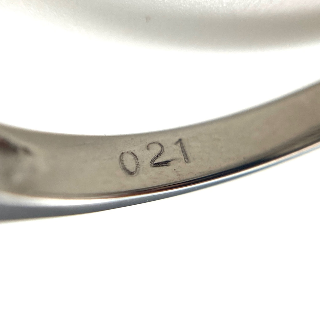 メレダイヤ デザインリング プラチナ 指輪 リング 17号 Pt900 ダイヤモンド レディース 【中古】nbjwl