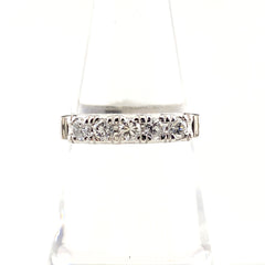 メレダイヤ デザインリング プラチナ 指輪 リング 13号 Pt900 ダイヤモンド レディース 【中古】nbjwl