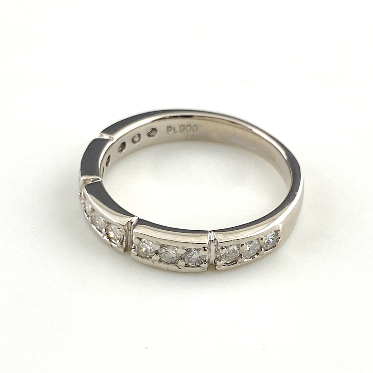 メレダイヤデザインリングプラチナリング指輪5.4g0.76CT10号pt900 バイセル公式】メレダイヤ デザインリング プラチナ 指輪 リング 10号