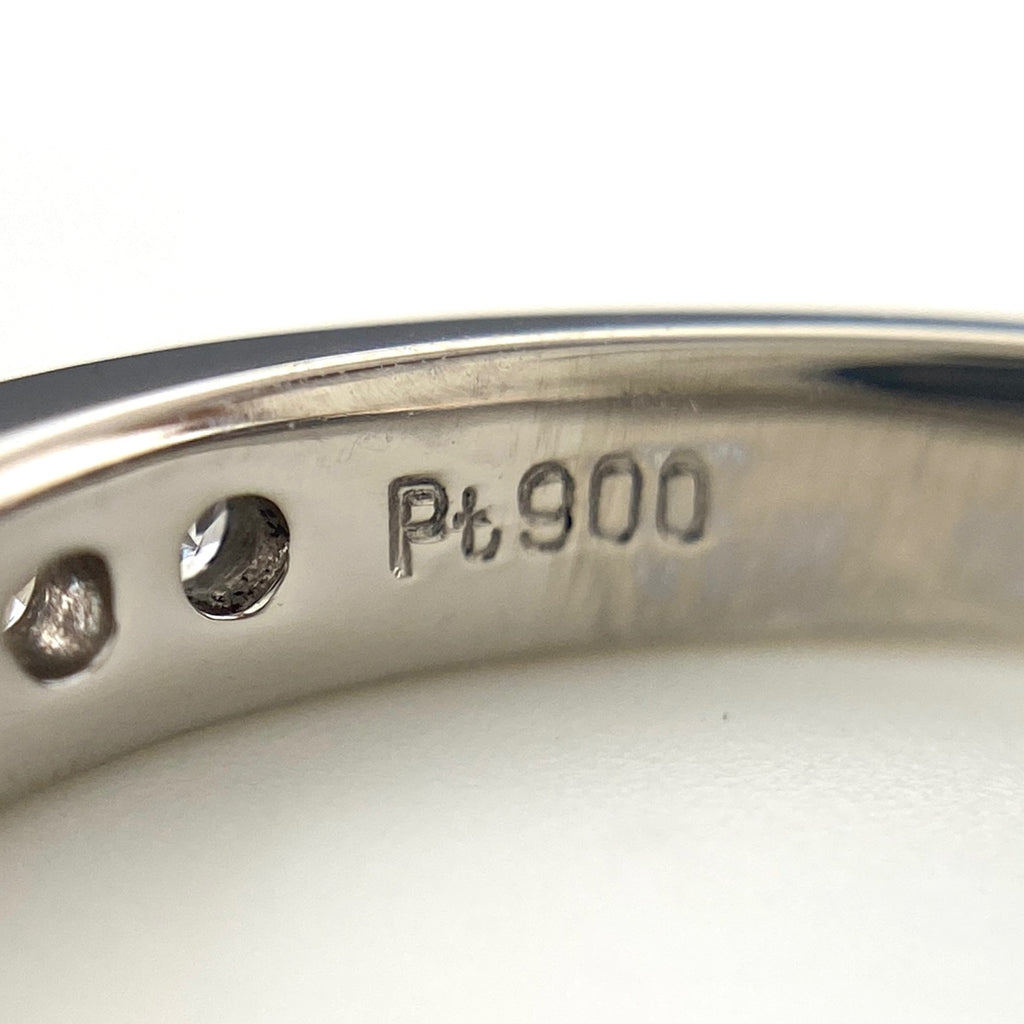 メレダイヤ デザインリング プラチナ 指輪 リング 10号 Pt900 ダイヤモンド レディース 【中古】nbjwl