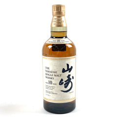 【東京都内限定お届け】 サントリー SUNTORY 山崎 10年 シングルモルト ホワイトラベル 700ml 国産ウイスキー 酒 【古酒】liqbb