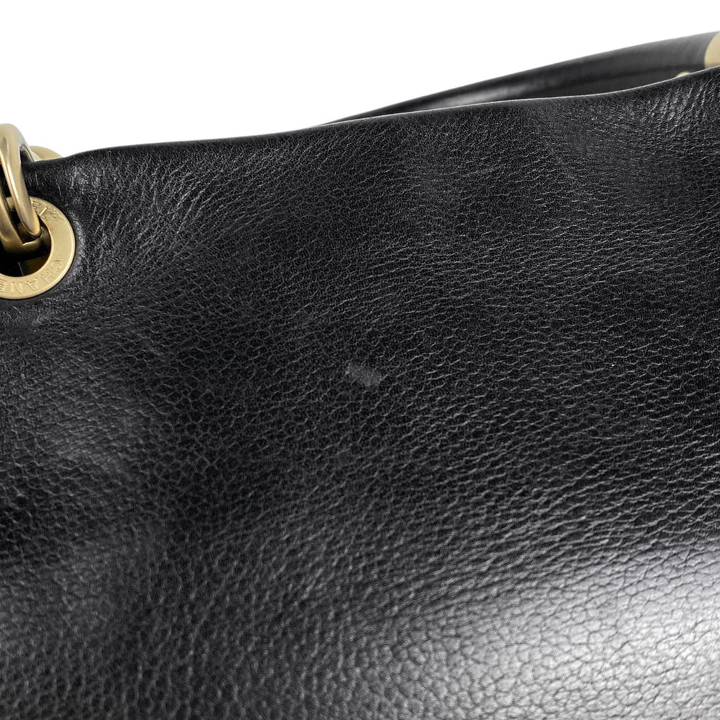 シャネル ハンドバッグ レザー ブラック レディース 中古 brbag