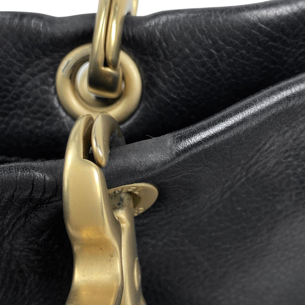 シャネル ハンドバッグ レザー ブラック レディース 中古 brbag