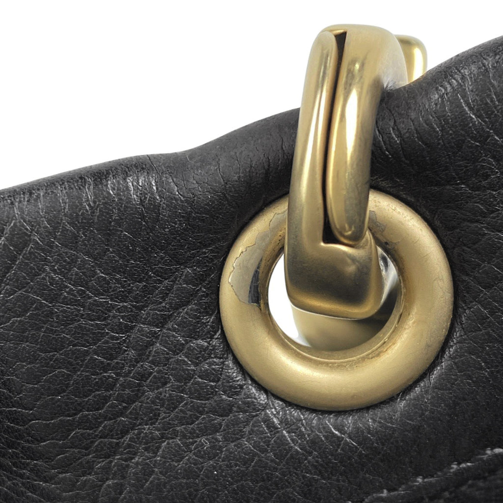 シャネル ハンドバッグ レザー ブラック レディース 中古 brbag