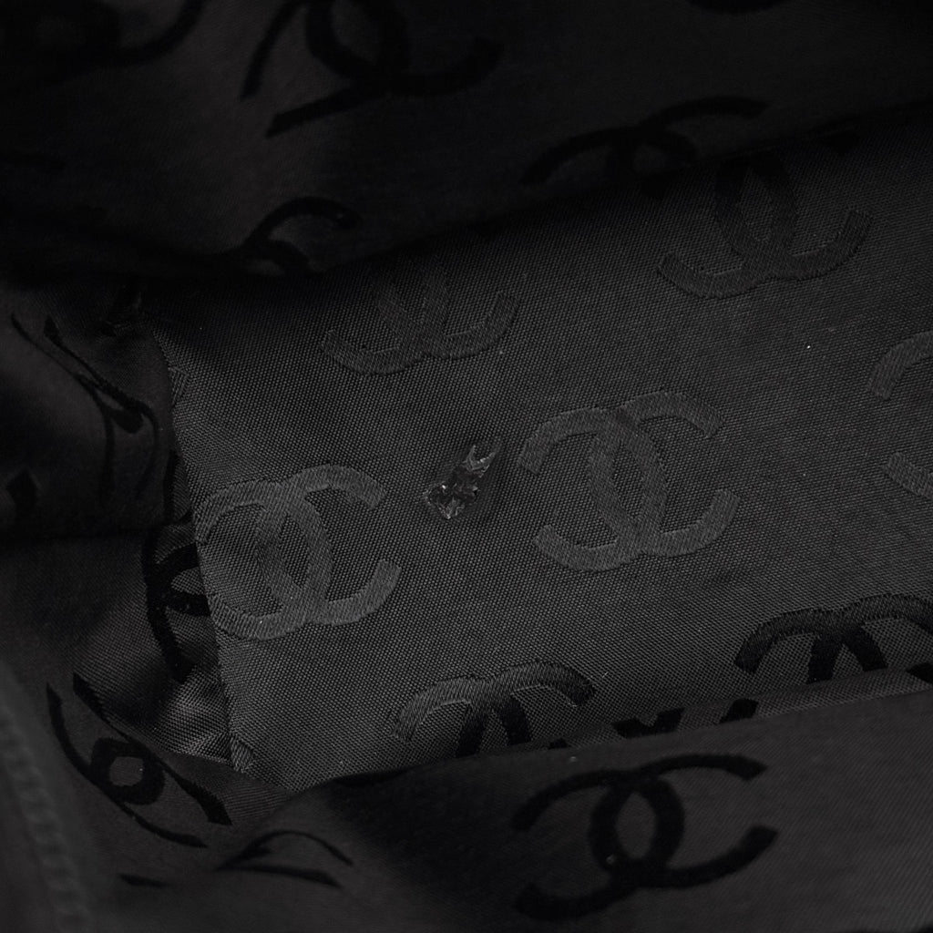 シャネル カンボンライン ミディアム ハンドバッグ レザー ベージュ ブラック A25167 レディース 中古 brbag