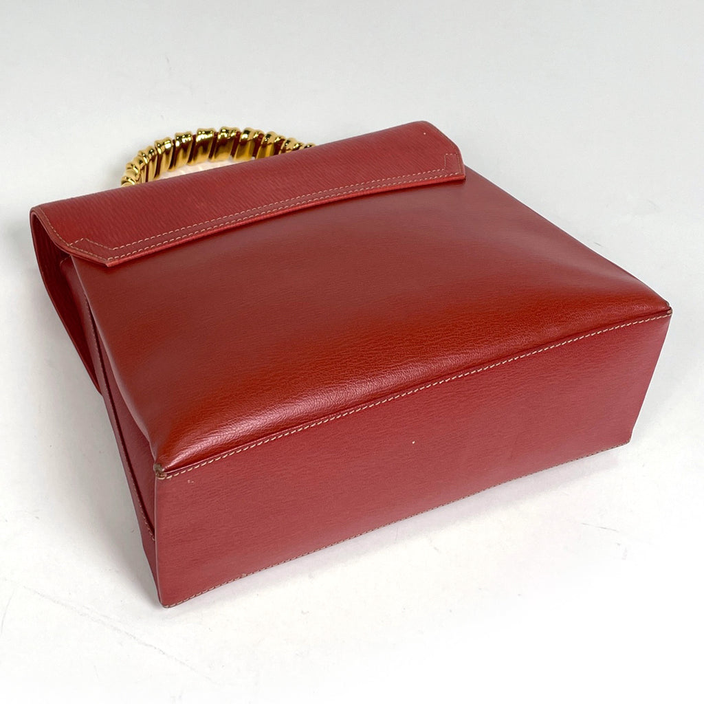 ロエベ ベラスケス ハンドバッグ 2WAY ショルダーバッグ ハンドバッグ レザー レッド レディース 【中古】brbag