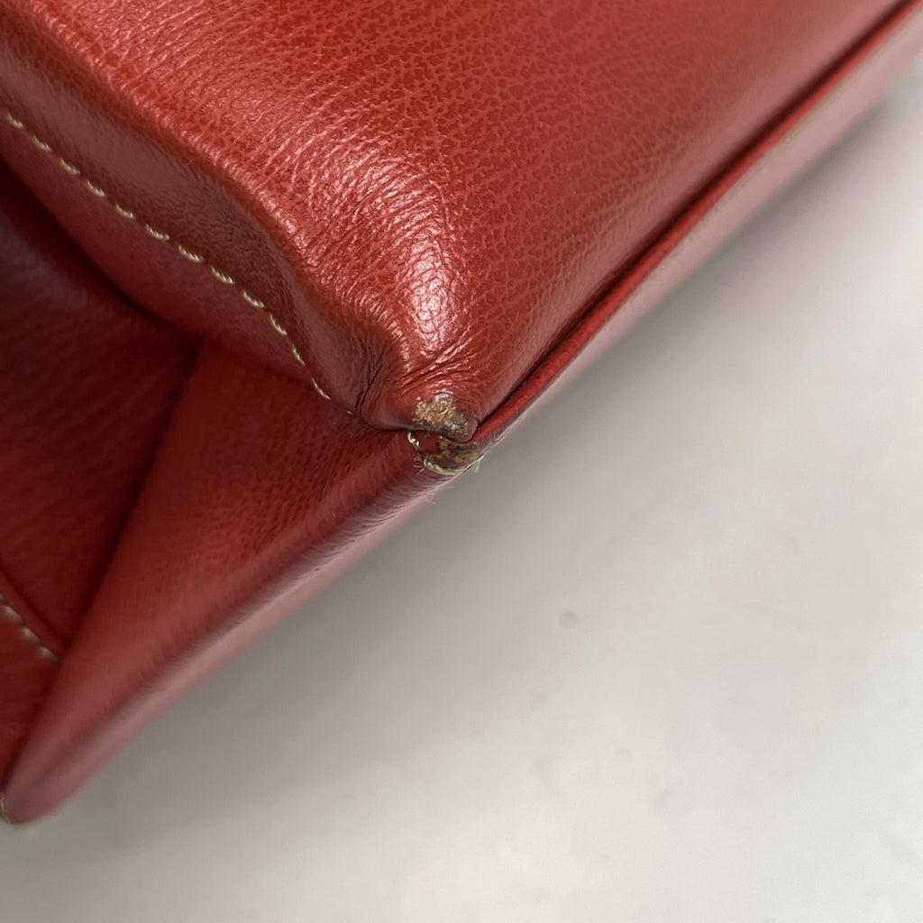 ロエベ ベラスケス ハンドバッグ 2WAY ショルダーバッグ ハンドバッグ レザー レッド レディース 【中古】brbag