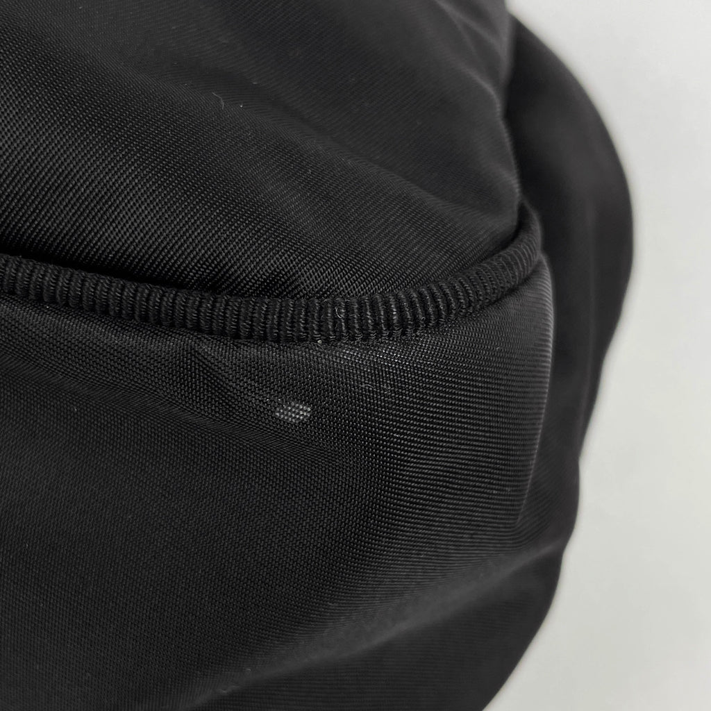 プラダ ロゴプレート ハンドバッグ ビジュー ハート ハンドバッグ ナイロン ネロ(ブラック) レディース 【中古】brbag