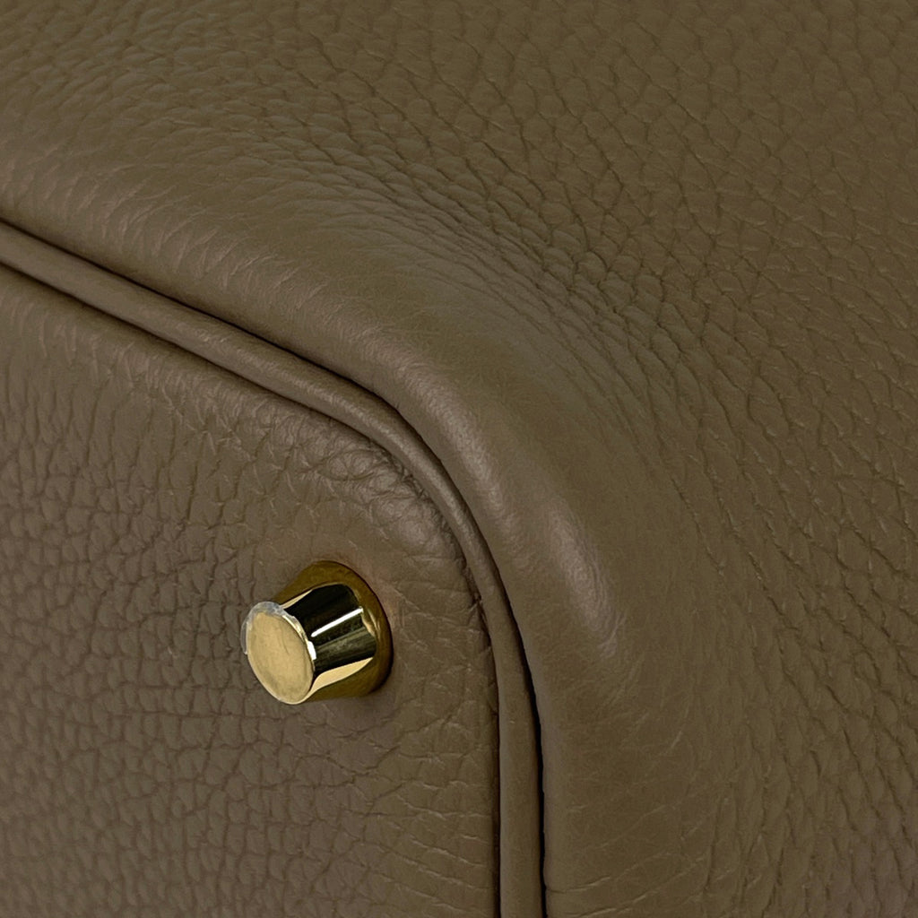 エルメス ピコタンロック PM ミニバッグ ハンドバッグ トリヨンクレマンス エトゥープ K レディース 【中古】brbag