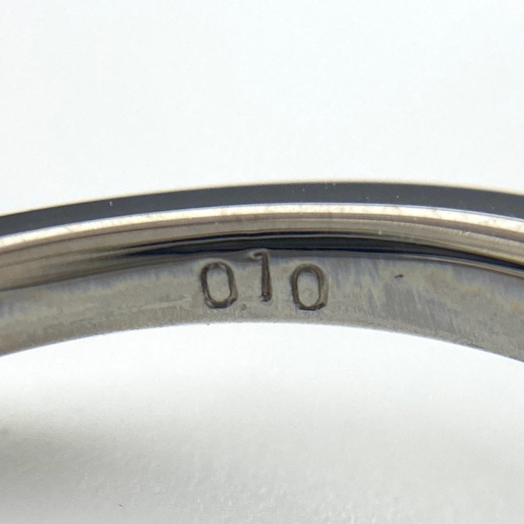 ダイヤモンド デザインリング プラチナ 指輪 メレダイヤ リング 9.5号 Pt900 ダイヤモンド レディース 【中古】nbjwl