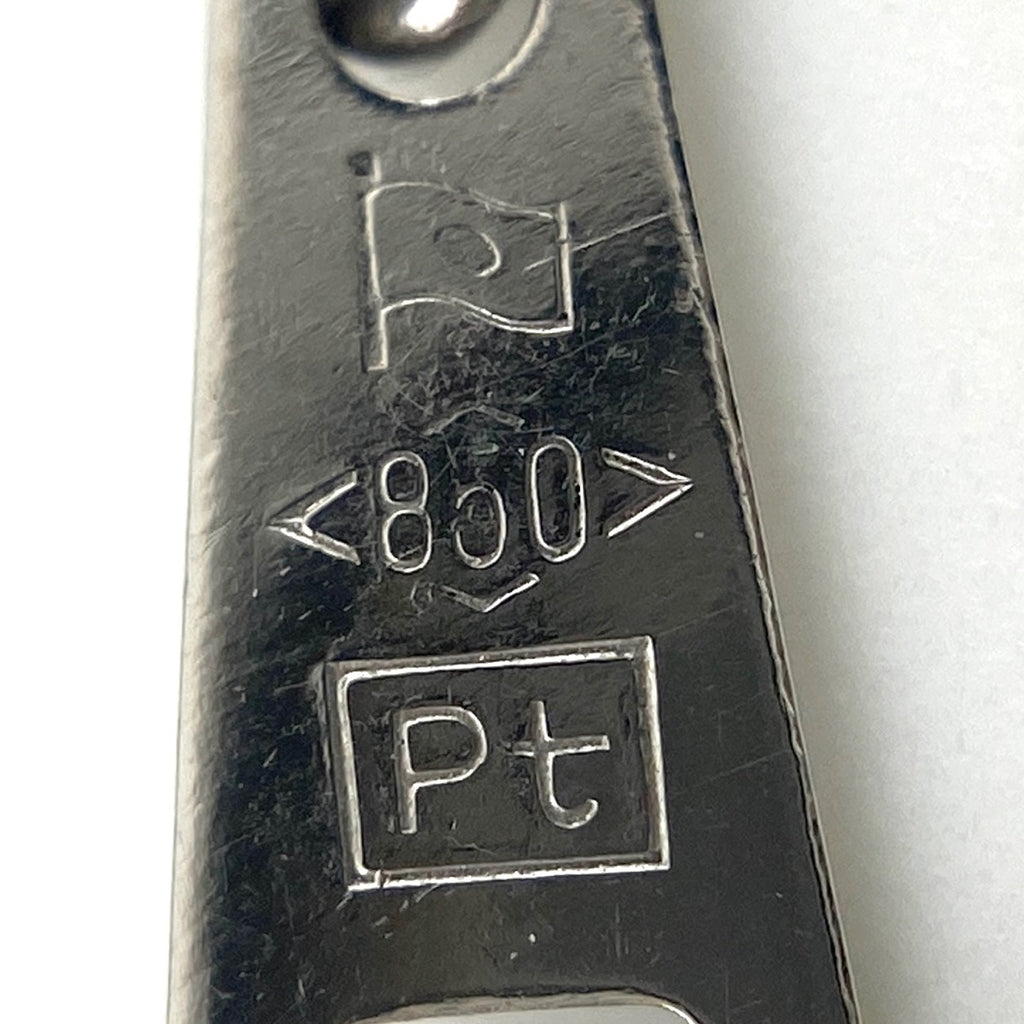 エメラルド デザインネックレス プラチナ ペンダント メレダイヤ ダイヤモンド ネックレス Pt900 Pt850 エメラルド レディース 【中古】nbjwl