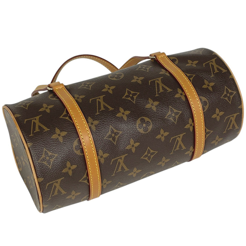 ルイ・ヴィトン パピヨン 26 バレルバッグ 筒型 旧型 ハンドバッグ モノグラム ブラウン M51386 レディース 【中古】brbag