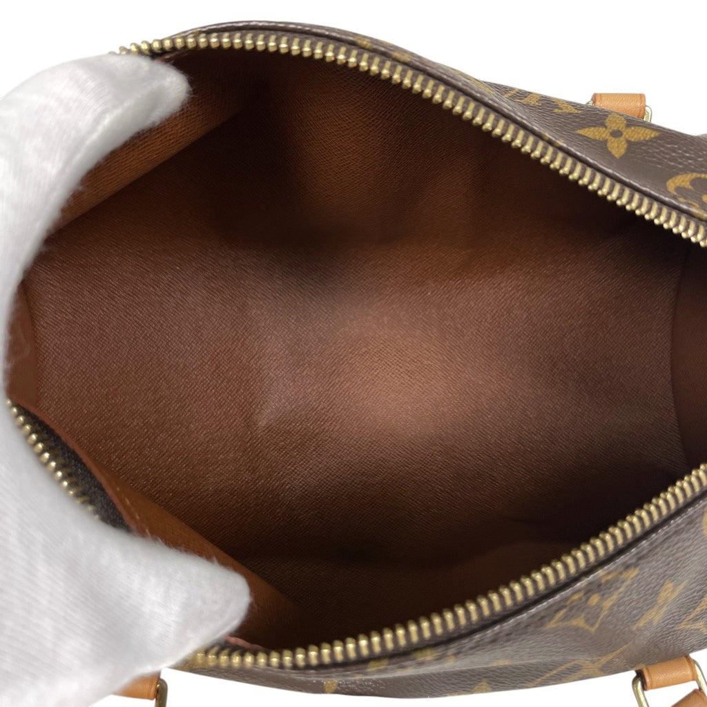 ルイ・ヴィトン パピヨン 26 バレルバッグ 筒型 旧型 ハンドバッグ モノグラム ブラウン M51386 レディース 【中古】brbag