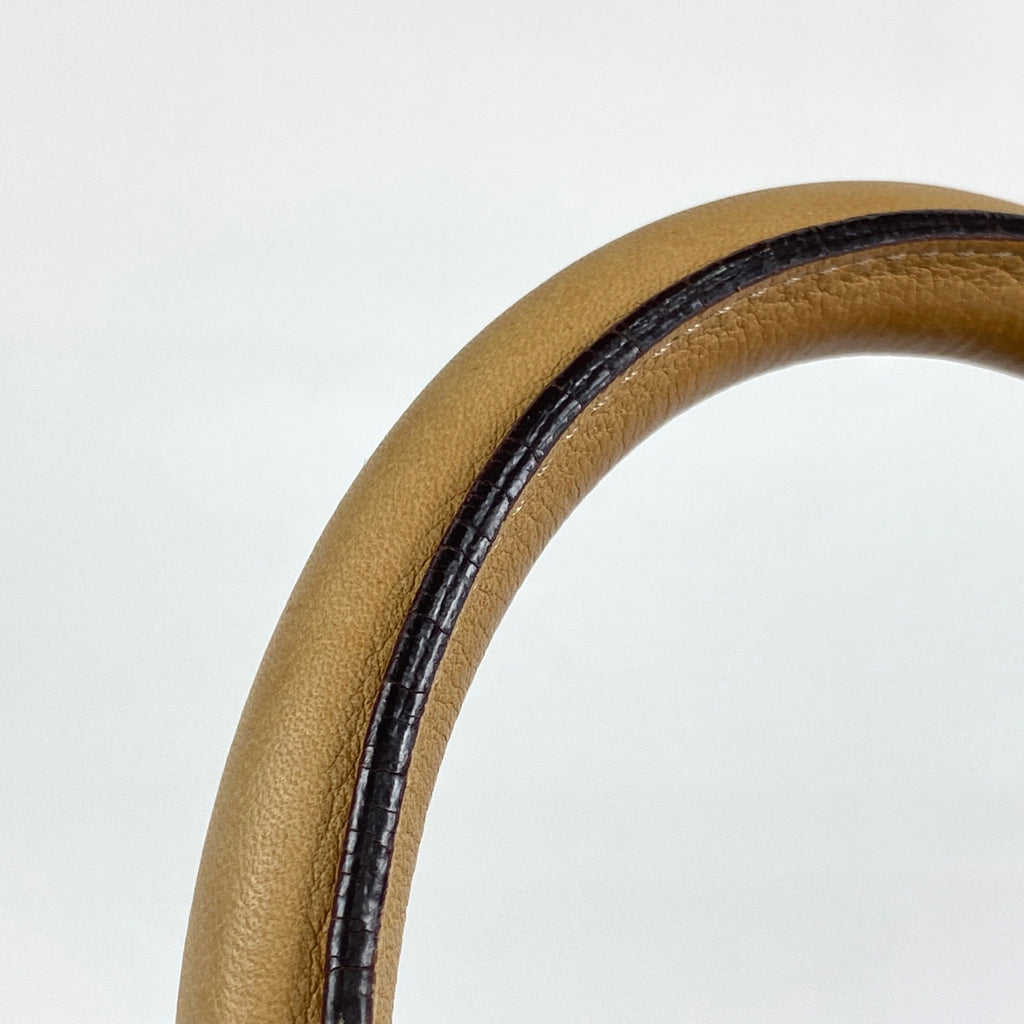 ロエベ アマソナ 28 アナグラム ロゴ ハンドバッグ スエード キャメル レディース 【中古】brbag